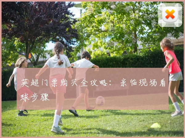 英超门票购买全攻略：亲临现场看球步骤